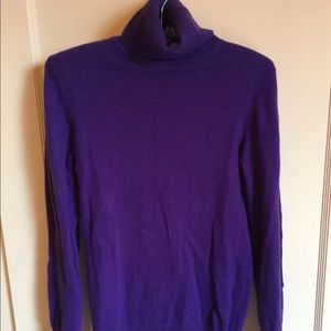 Cashmere and wool blend turtleneck